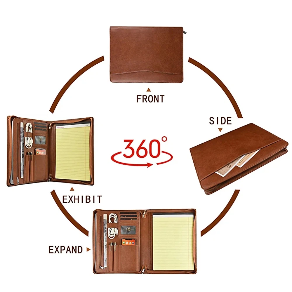 Vegan Leather Business Padfolio Vegan Leather Business Padfolio