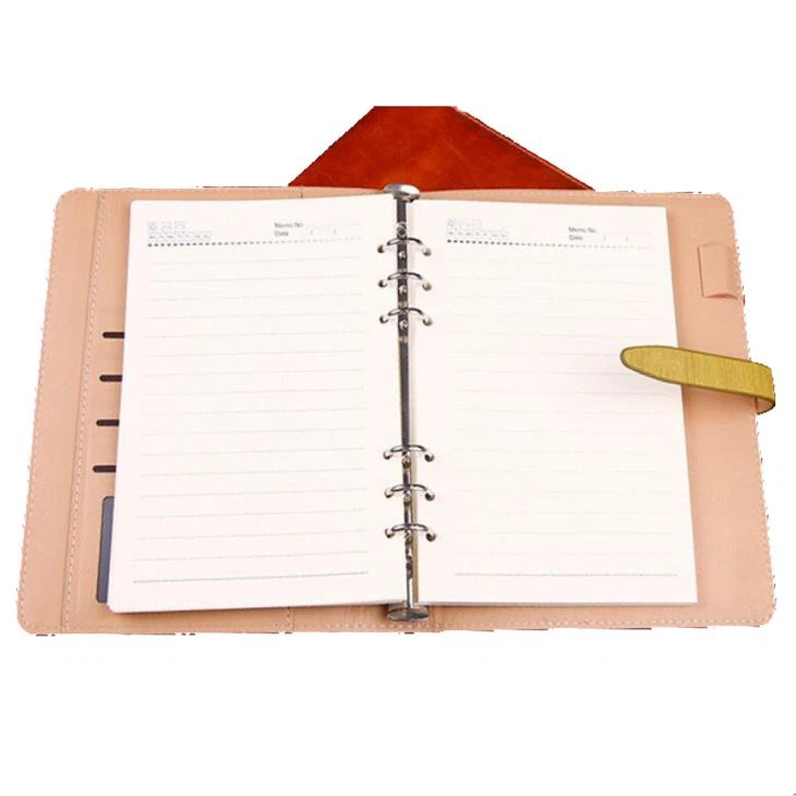 6 Binders Leather Journal with card slots