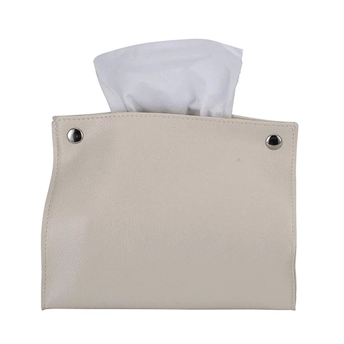 Leather Facial Tissue Box