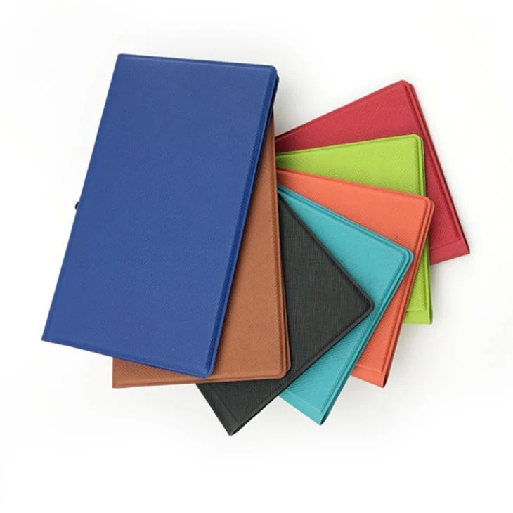 Leather Passport Holder Blue