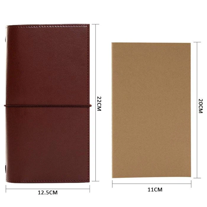 Refillable Leather Diary Vintage