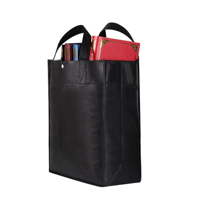 shopping bag with button
