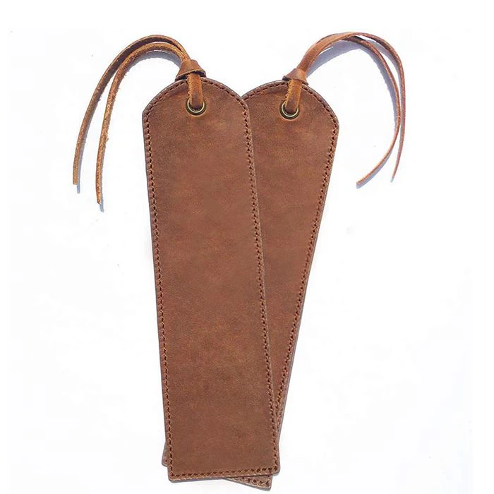 Vintage Genuine Leather Bookmark
