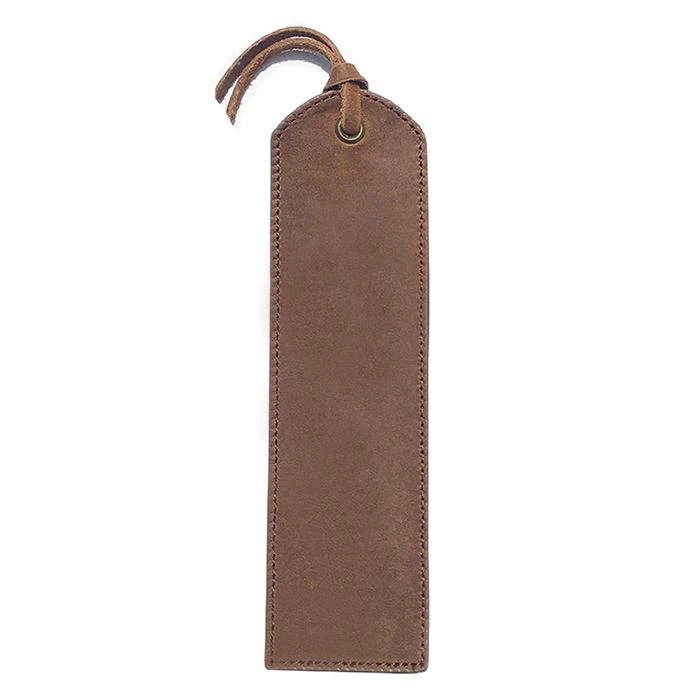 Vintage Genuine Leather Bookmark
