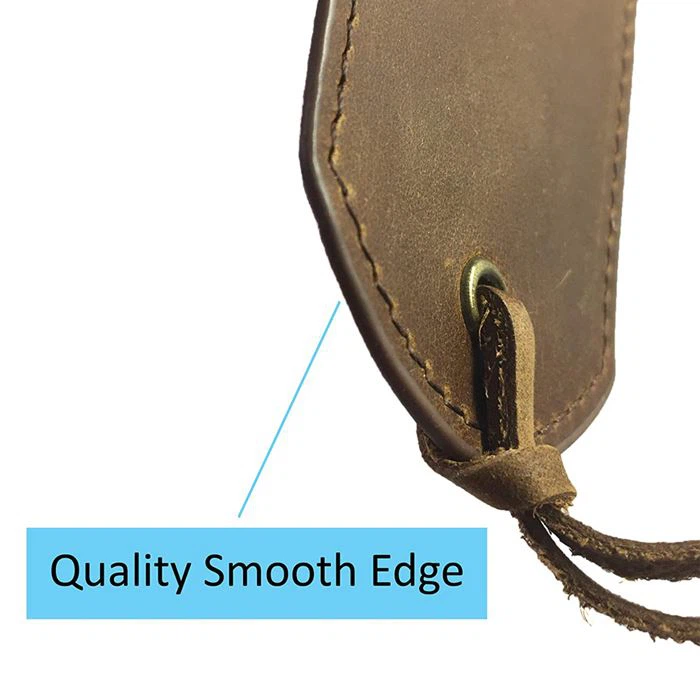 Vintage Genuine Leather Bookmark