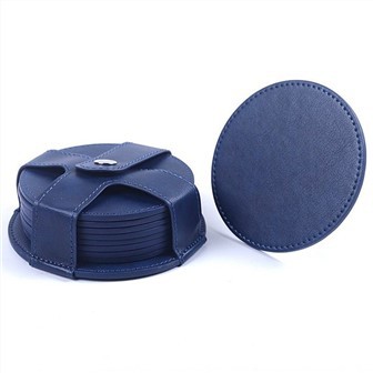 Leather Tea Cup Coaster Ansanm