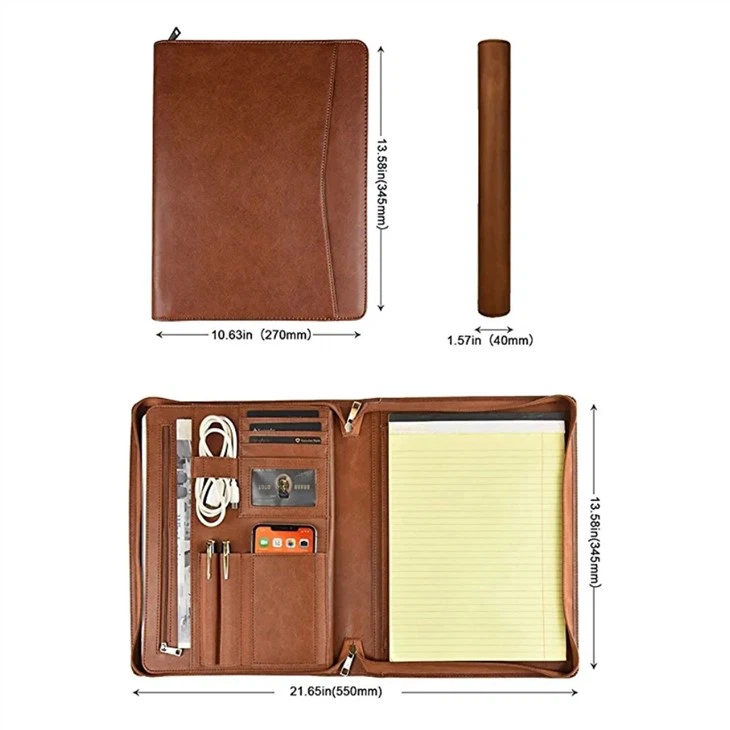 Vegan Leather Business Padfolio Vegan Leather Business Padfolio