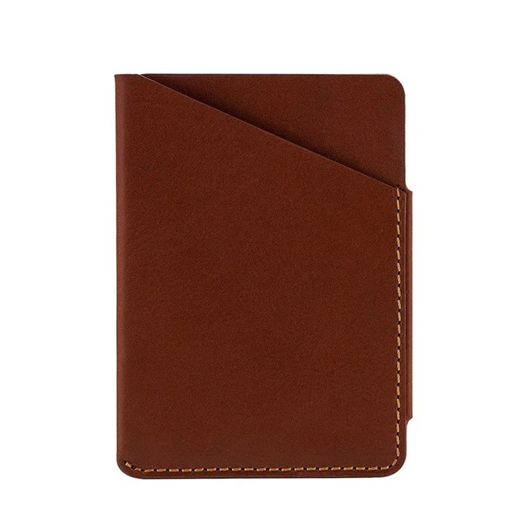 Caramel Leather Card Wallet